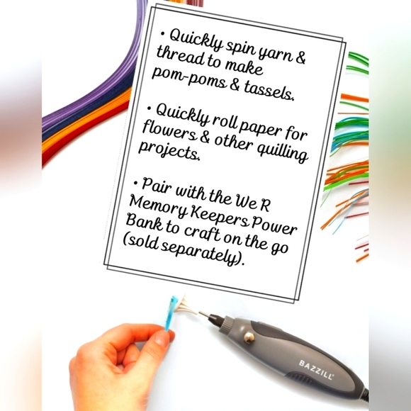 Bazzill USB Spinning & Quilling Tool Starter Kit • BNIP - Picture 2 of 5